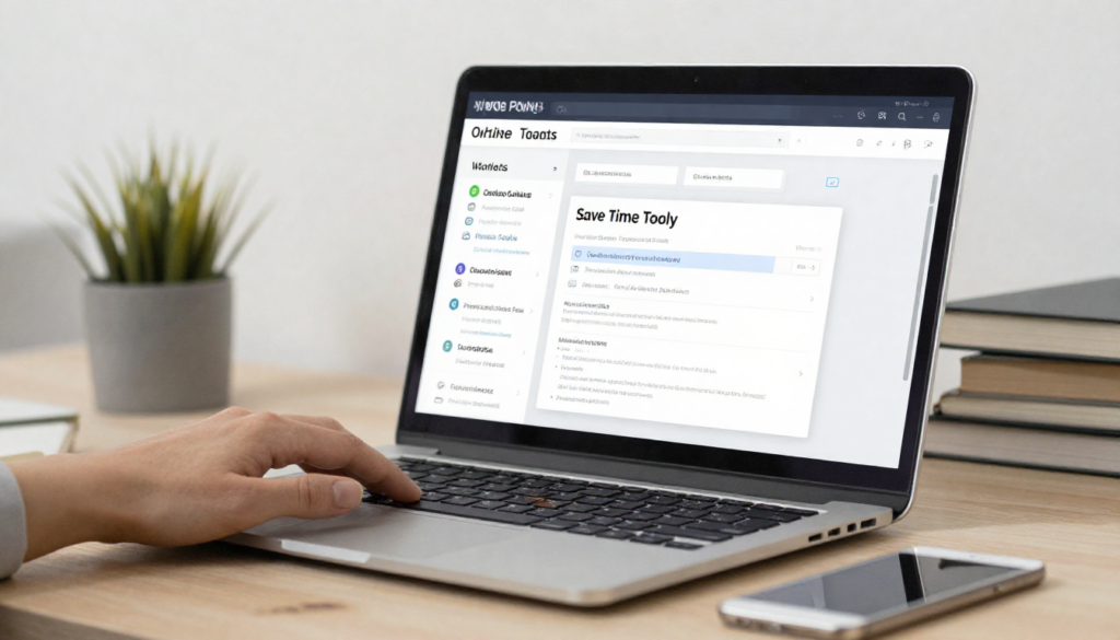 Work Smarter with Online Tools | Save Time Instantly