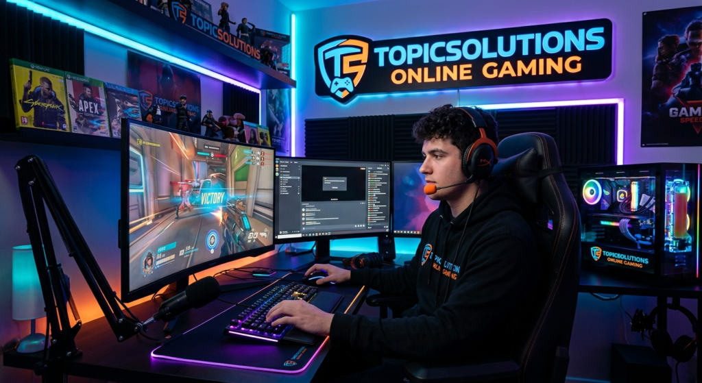 Topicsolutions Online Gaming: Guide, Features, Benefits Security & Expert Tips